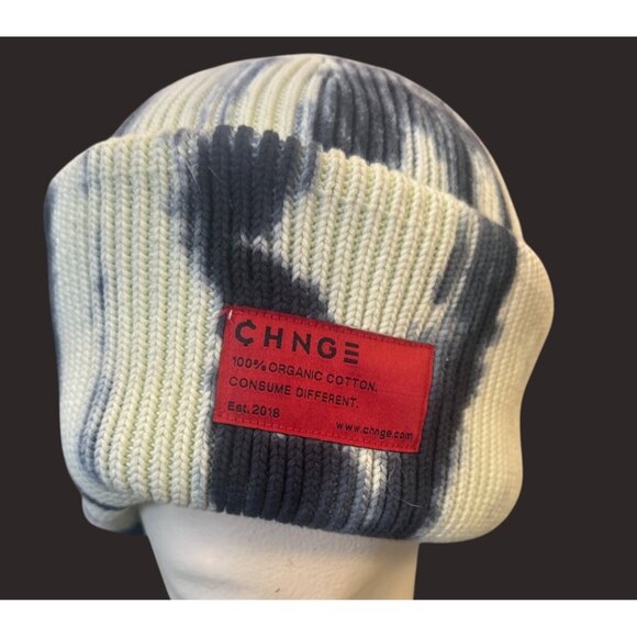 Chnge Unisex Organic Cotton Tie-Dye Beanie Hat - Picture 1 of 6